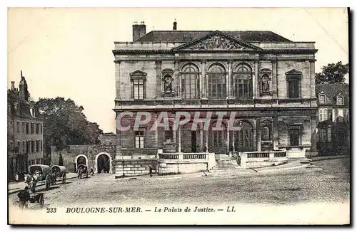 Cartes postales Boulogne sur Mer Le Palais de Justice