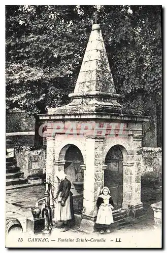 Cartes postales Carnac Fontaine Sainte Cornelie