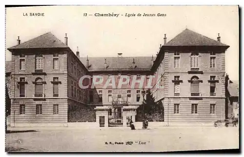 Cartes postales Chambery Lycee de Jeunes Gens