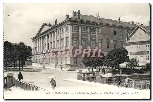 Cartes postales Chambery Le Plais de Justice