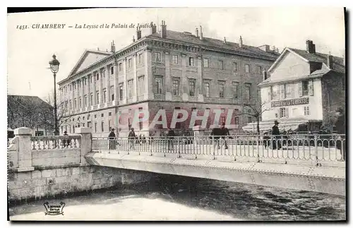 Ansichtskarte AK Chambery La Leysse et le Palais de Justice Cafe de la terrasse