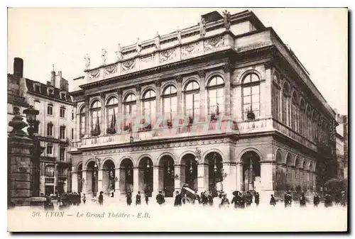 Ansichtskarte AK Lyon Le Grand Theatre