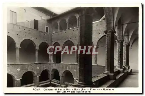 Ansichtskarte AK Roma Chiostro di Santa Maria Nova Santa Francesca Romana