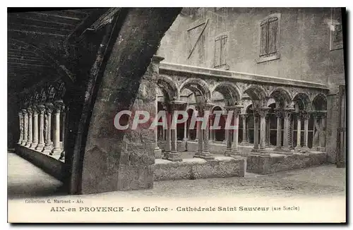 Cartes postales Aix en Provence Le Cloitre Cathedrale Saint Sauveur