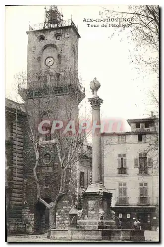 Cartes postales Aix en Provence Tour de l'Horloge