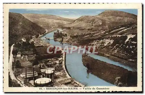 Cartes postales Besancon les Bains vallee de Casamene