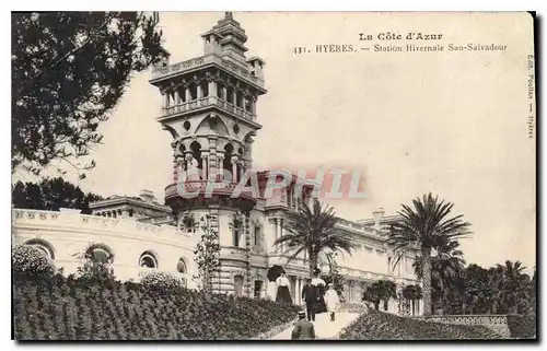 Ansichtskarte AK La Cote d'Azur Hyeres Station hivernale San Salvadour