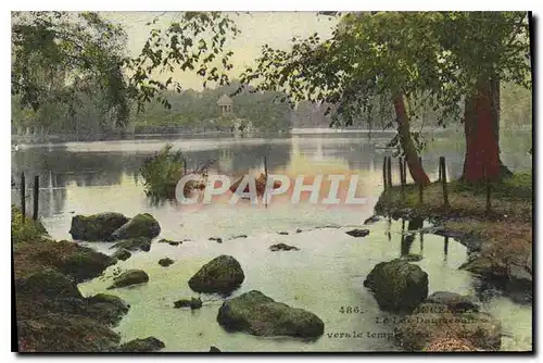Cartes postales Vincennes Le Lac Daumesnil vers le temple grec
