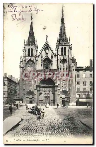 Cartes postales Lyon Saint Nizier