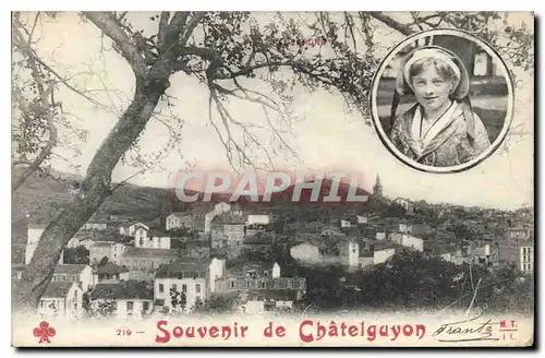 Cartes postales Souvenir de Chatelguyon Folklore