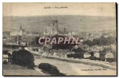 Cartes postales Sens Vue generale