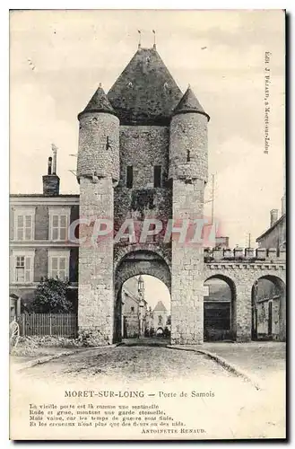 Cartes postales Moret sur Loing Porte de Samois