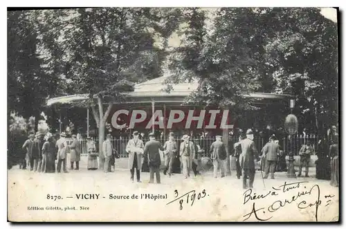 Cartes postales Vichy Source de l'Hopital