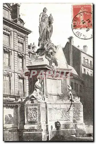 Ansichtskarte AK Rouen Fontaine de Jeanne D'Arc