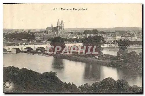 Cartes postales G B I Tours Vue generale