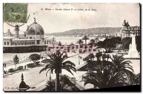 Ansichtskarte AK Nice Jardin Albert I et Palais de la Jetee