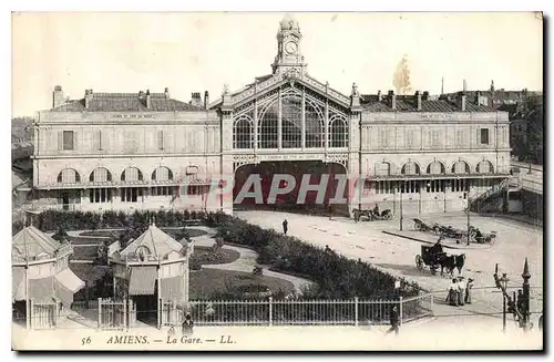 Cartes postales Amiens La Gare