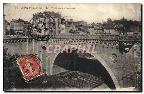 Cartes postales Montauban Le Pont des Consuls