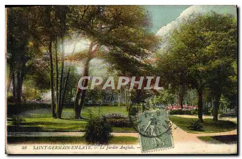 Cartes postales Saint Germain en Laye Le Jardin Anglais