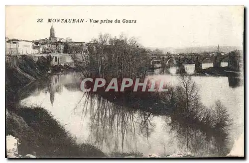 Ansichtskarte AK Montauban Vue prise du Cours