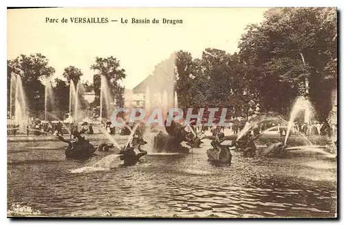 Ansichtskarte AK Parc de Versailles Le Bassin du Dragon