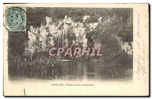 Cartes postales Roubaix Grotte du Parc de Barbieux