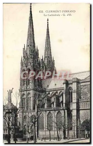 Ansichtskarte AK Clermond Ferrand La Cathedrale