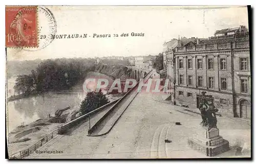 Cartes postales Montauban Panorama des Quais