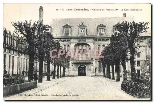 Ansichtskarte AK Villers Cotterets Chateau de Francois 1er La Cour d'Honneur