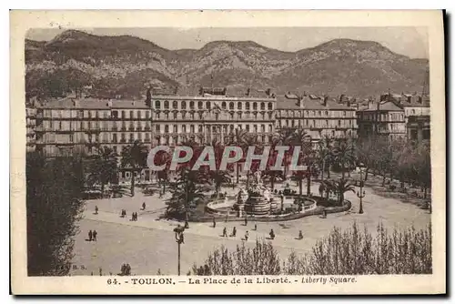 Cartes postales Toulon La Place de la Liberte