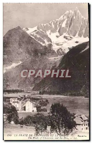 Cartes postales Le Pratz de Chamonix et le Dru