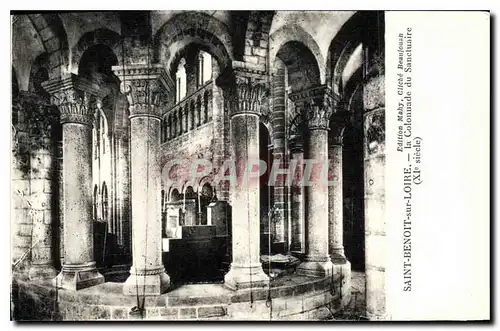 Cartes postales Saint Benoit sur Loire La Colonnade du Sanctuaire XI siecle