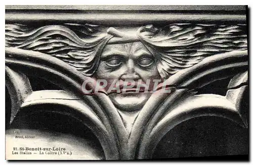 Cartes postales St Benoit sur Loire Les Stalles La Colere XV s