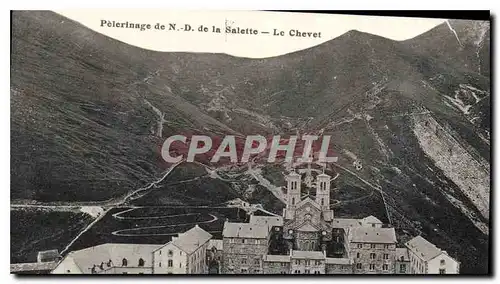 Cartes postales Pelerinage de N D de la Salette Le Chevet