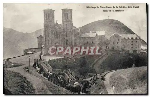 Cartes postales Pelerinage de Notre Dame de la Salette Cote Ouest Recit de l'Apparition