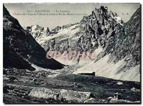 Ansichtskarte AK Dauphine Le Lautaret Chalets de l'Alpe de Villard d'Arene et Roche Meane