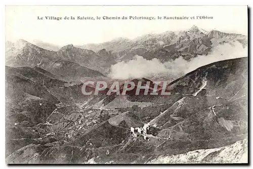 Cartes postales Le Village de la Salette le Chamin de Pelerinage le Sanctuaire et l'Obiou