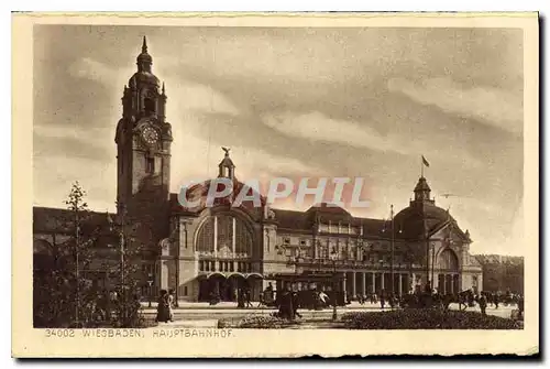 Cartes postales Wiesbaden Gare central