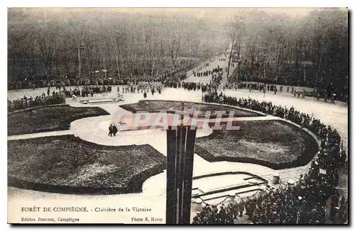 Ansichtskarte AK Foret de Compiegne Clairiere de la Victoire