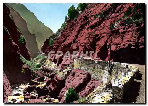 Ansichtskarte AK Les Gorges du Cians A M sur un trajet de 25 Kilometres le Cians a Creuse dans le Schiste Rouge c