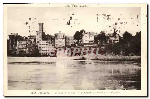 Ansichtskarte AK Cote d'Emeraude Dinard un coin de la plage et du chemin de Ronde de la Malouine