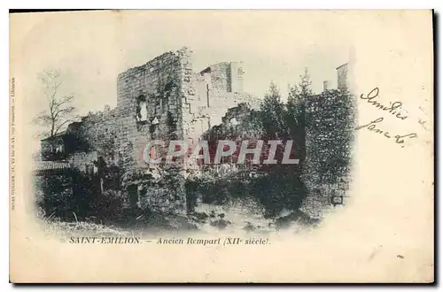Cartes postales Saint Emilion Ancien Rempart XII siecle