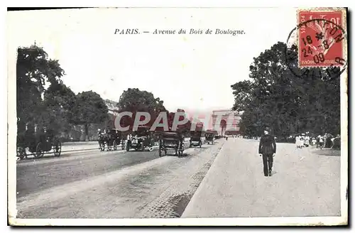 Cartes postales Paris Avenue du Bois de Boulogne