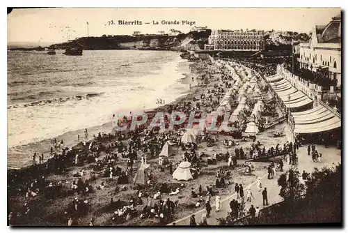 Cartes postales Biarritz la Grande Plage