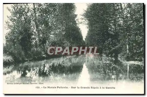 Cartes postales Le Marais Poitevin sur la Grande Rigole a la Garette