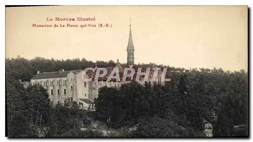 Cartes postales Le Morvan Illustre Monastere de la Pierre Qui Vire S E