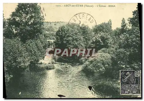 Cartes postales Arcy sur Cure Yonne l'eglise Edsa