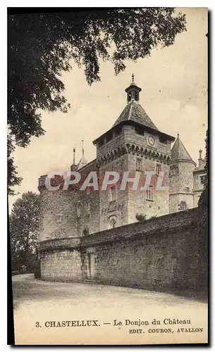 Cartes postales Chastellux le Donjon du chateau