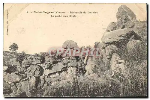 Ansichtskarte AK Saint Fargeau Yonne Reservoir de Bourdon la roche Vascillante