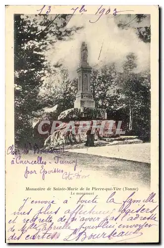 Ansichtskarte AK Monastere de Sainte Marie de la Pierre Qui Vire Yonne le Monument